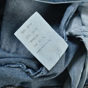 Image of Levi's 501 blue wash VINTAGE by HolyHouse