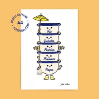 Image 1 of Bols en Tribu - Affiche personnalisable - Choix multiples