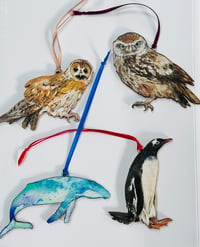 Image 1 of 4 Decoration Bundle - Wooden Wildlife Decoration Set 