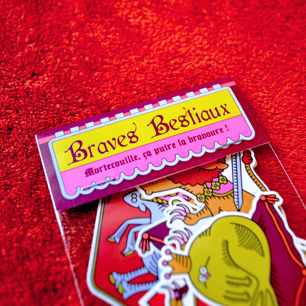 Image of " Braves Bestiaux " - stickers pack