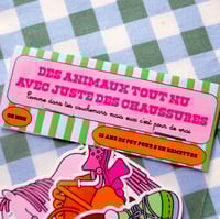 Image 5 of Les animaux tout nu avec juste des chaussures/Herissound System - Stickers pack