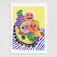 Fruit A3 Riso Print