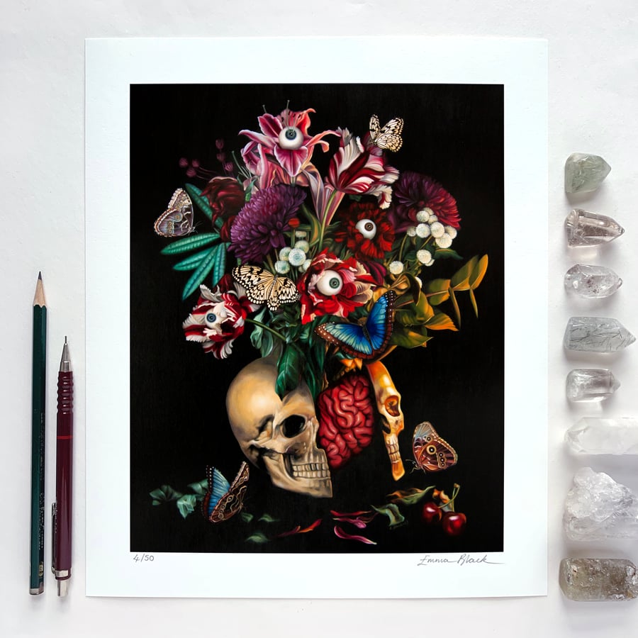 Image of Limited edition 'Unearthly Remains' Giclée Print