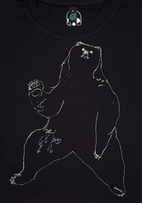 Image 2 of Bear Women's Black Crop (Organic)