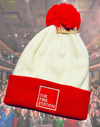 Image 1 of The Fire Station Cream Bobble Hat