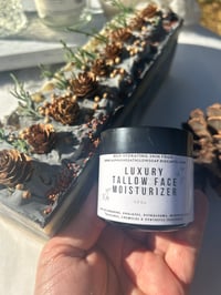 Image 1 of Gift Set —Tallow Face Moisturizer & Holiday Harvest Spice Shea Bar
