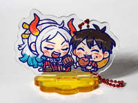 Image 1 of Luffy & Friends - Luffy and Yamato Acrylic Standee Keychain