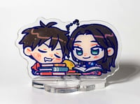 Image 1 of Luffy & Friends - Luffy and Robin Acrylic Standee Keychain