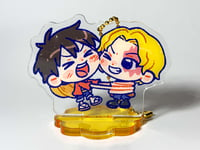 Image 1 of Luffy & Friends - Luffy and Sabo Acrylic Standee Keychain