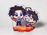 Image 1 of Luffy & Friends - Luffy and Ace Acrylic Standee Keychain