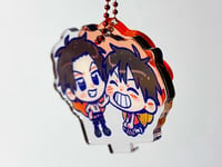 Image 2 of Luffy & Friends - Luffy and Ace Acrylic Standee Keychain