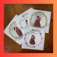 Merry Cluckmas Christmas Cards (set of 4)