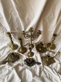 Image 1 of Anciens bougeoirs, chandeliers et rats-de-cave