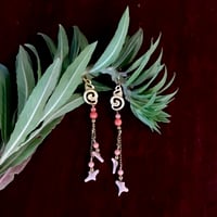 Image 1 of NUAGES BAROQUE Earring - Coral Chains. 