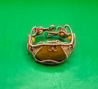 Image 6 of Yellow Jade Cuff Bracelet 