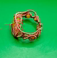 Image 7 of Yellow Jade Cuff Bracelet 