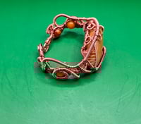 Image 4 of Yellow Jade Cuff Bracelet 