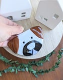 Pre-Order Fused Glass Dog Ornament