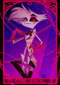 Hazbin Hotel Angel Dust A4 Print