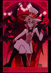 Hazbin Hotel Lucifer A4 Print