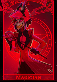 Hazbin Hotel Alastor A4 Print 