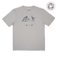 Image 1 of Shark Heavyweight Drop Shoulder T-Shirt (Organic)