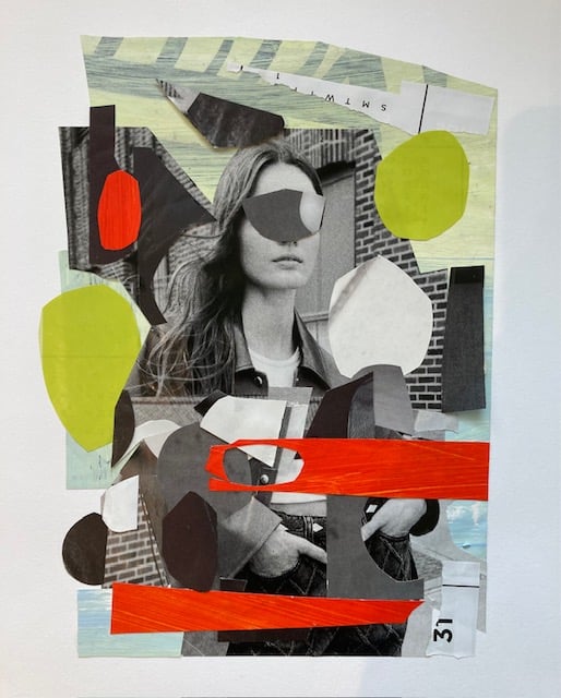 Image of 5 Cut Color Collages