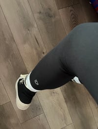 Image 1 of DEDA HIGH WAIST WOMENS LEGGINGS BLACK