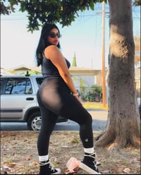 Image 2 of DEDA HIGH WAIST WOMENS LEGGINGS BLACK