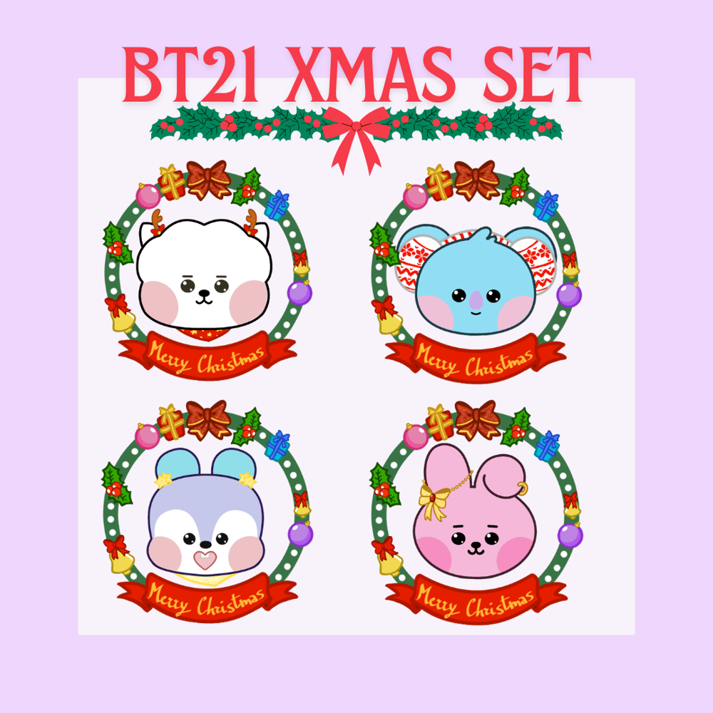 Image of [STICKERS] BT21 XMAS SET