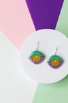 Pendientes aro ojos Plutón