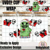 Image 1 of Oogie boogie x Jack and Sally Nutcracker UVDTF cup wrap