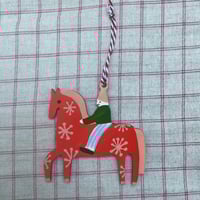 Image 3 of Folk Horse Decoration - Preorder!