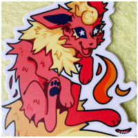 Image 2 of FLAREON - STICKER