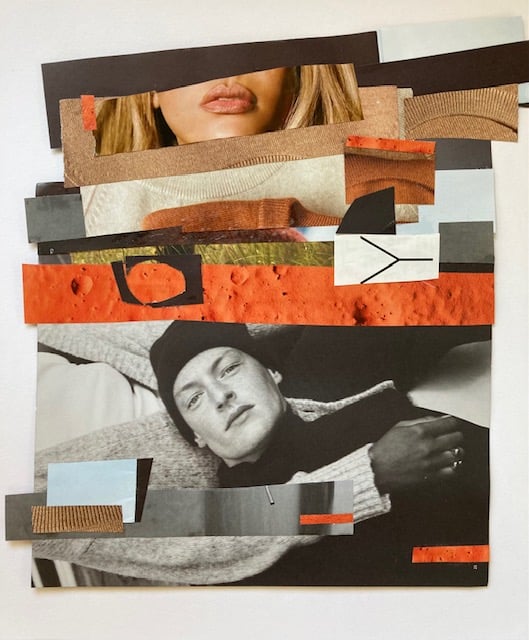 Image of 5 Cut Color Collages