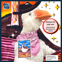 Image 4 of Cowgoose and Cowgirl - Art Print
