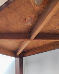 Image 8 of Pair of (2) of 1940s Arts and Crafts Marquetry Tables 