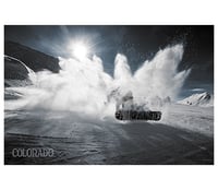 Image 1 of snowboard splash 30x20 - P0054