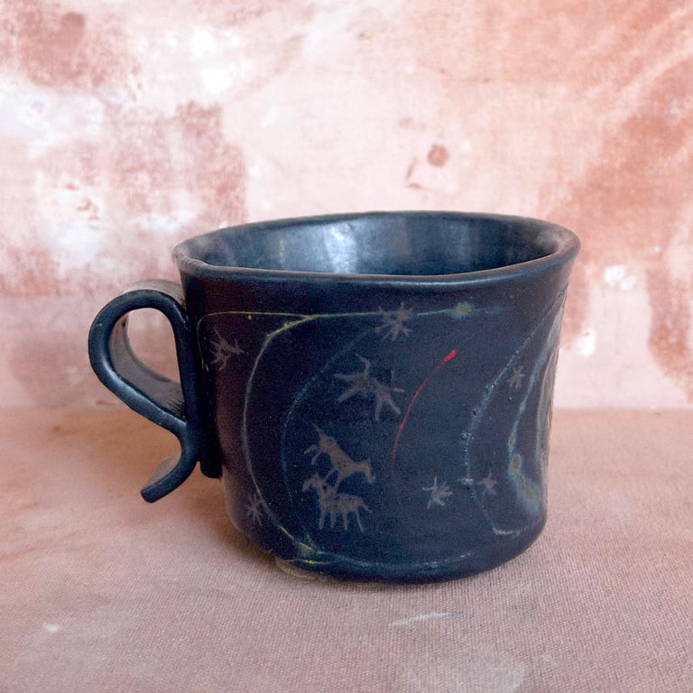 Horses Grazing on the Event Horizon Mug Image 2