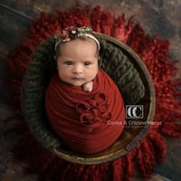 Image 3 of 20% OFF!! 2 pc felted sets (Cranberry / Dusty Pumpkin / Autumn Yellow 