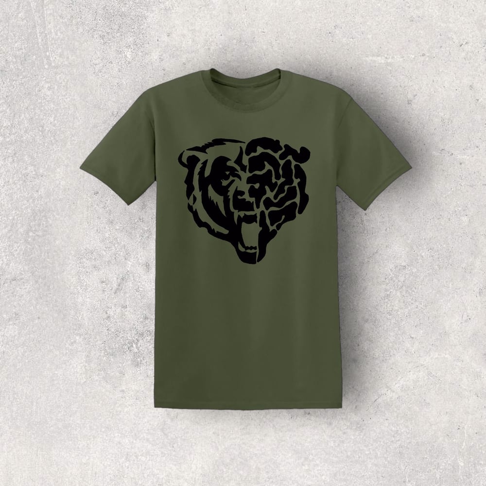 Image of Bear Down Short Sleeve Tee (Olive) 