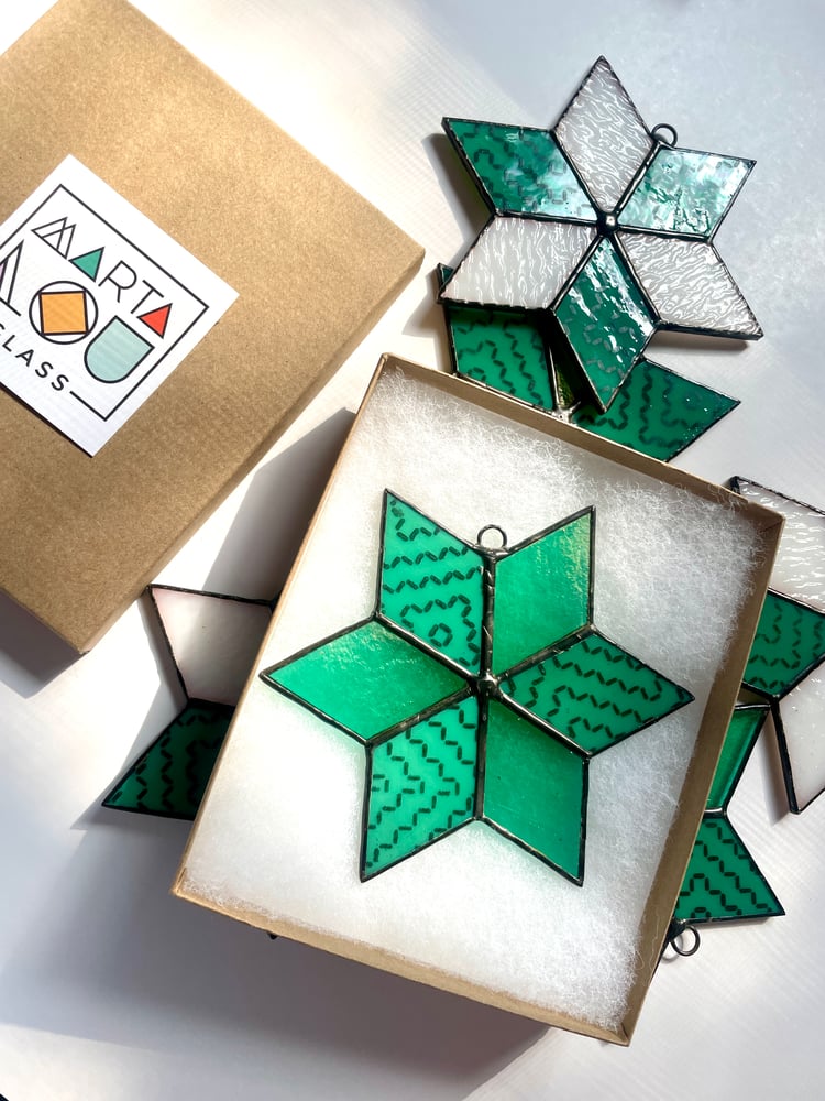Image of Sashiko Ornament, Lead Free