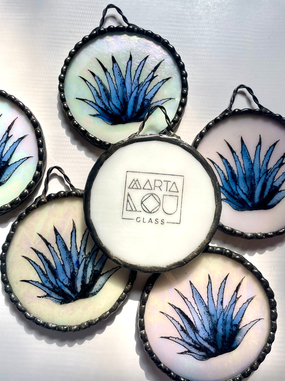 Image of Blue Agave Ornament, Lead Free