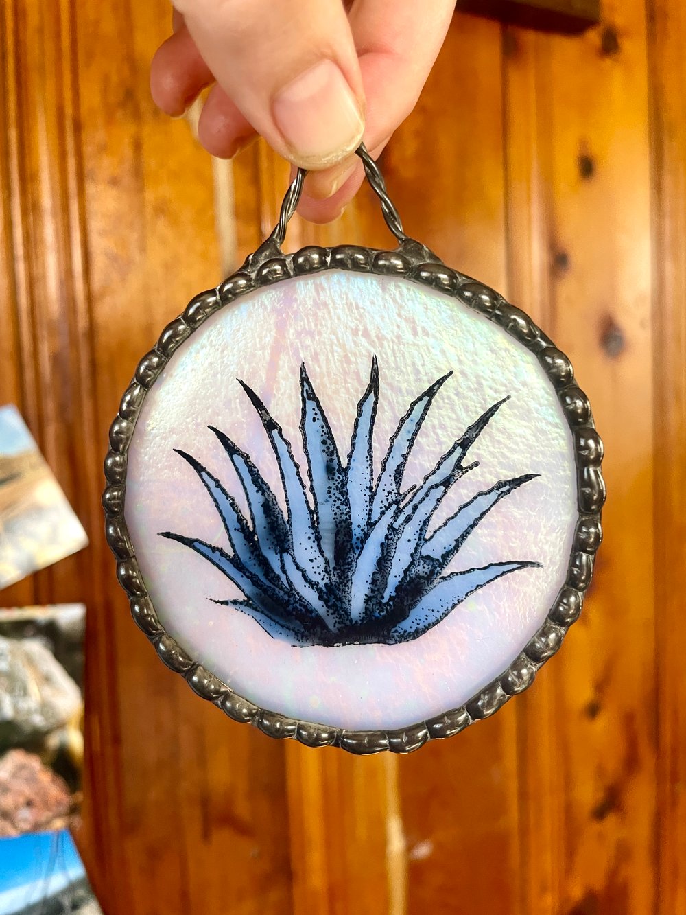 Image of Blue Agave Ornament, Lead Free