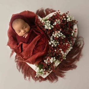 Image of 2 pc felted sets (Cranberry / Dusty Pumpkin / Autumn Yellow