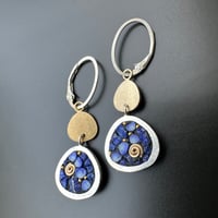 Image 1 of Lapis Pebble Earrings