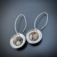 Image 1 of Pebble Saucer Earrings