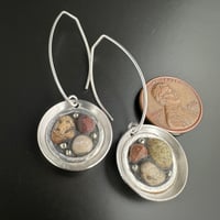 Image 3 of Pebble Saucer Earrings