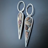 Image 2 of Slender Pebble Earrings