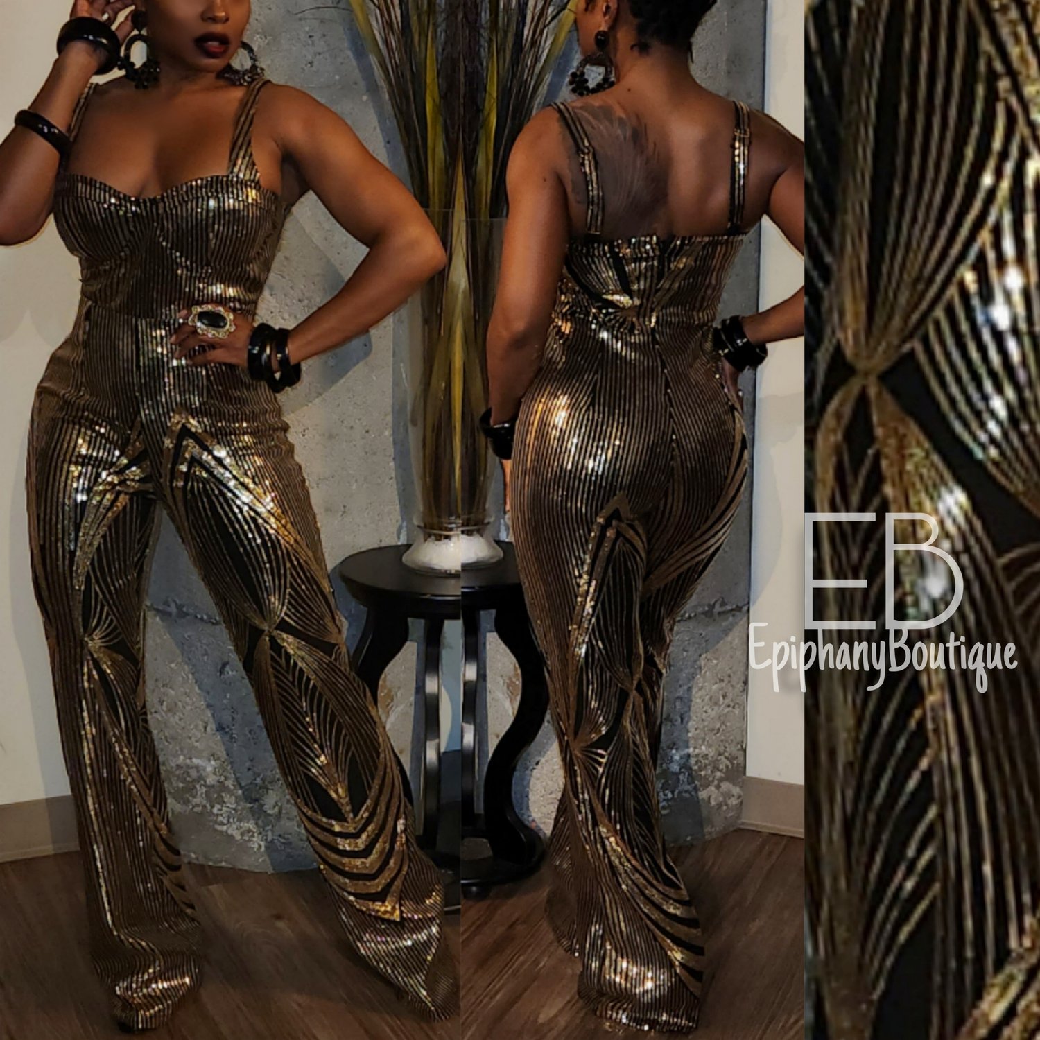 Image of The Bianca Glamour Jumpsuit